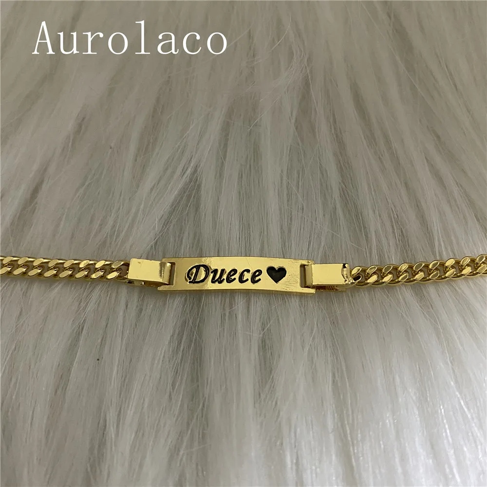 AurolaCo именной браслет на заказ из нержавеющей стали с шармами индивидуальный