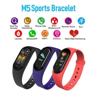 m5 smart watch bluetooth callmusic smart band waterproof heart rate blood pressure men women health wristband smart bracelet