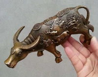 bronze classical animal statue ox sculpture statues oxen
