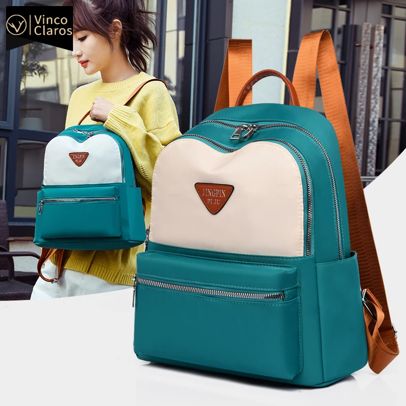 

Женские рюкзаки-оксфорды с панелями, дизайнерские сумки, холщовый рюкзак для путешествий, модные рюкзаки для школьников, подростков, девоче...