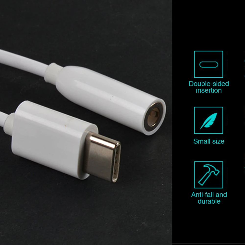 Адаптер для наушников с разъемом типа C на 3 5 мм кабель USB Тип Aux аудио Xiaomi Mi 9 8 Huawei