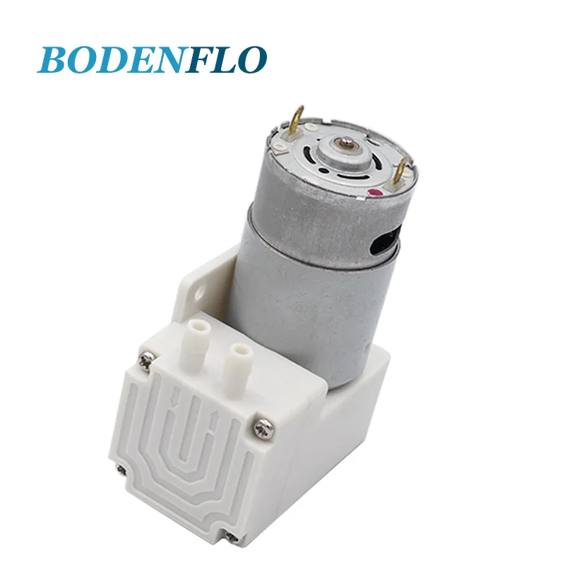 

80kpa Bodenflo BD-04V Quiet Micro Electric Diaphragm 12V 24V Air/Vacuum Pump 17L/Min With Brush Motor