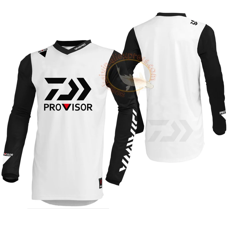 

2021 Long Sleeve Quick Dry Fishing Clothing Downhill Jersey Fishing Shirts Anti UV Sportswear Outdoor Breathable Fishing Jersey