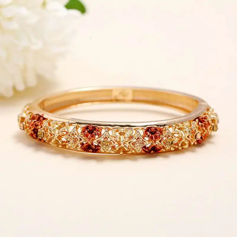 

Adjustable Fashion Cloisonne Bangle Lady Ethnic Bracelet Maker