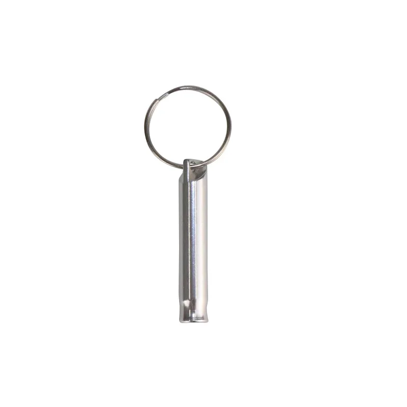 

10pcs Whistle Trumpet Outdoor Survival Aluminum Alloy Distress Sound Big Fire Training Tool Whistle Key Chain Safety Protection