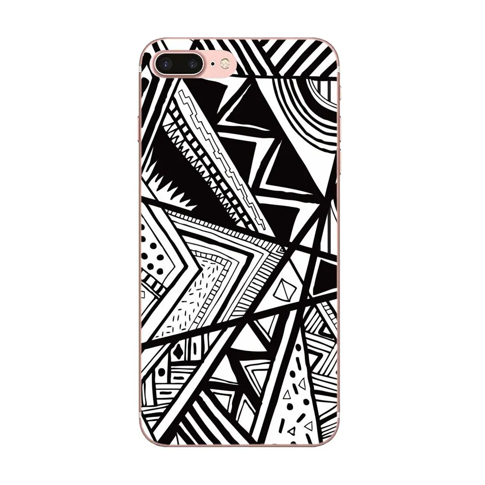 Модный Гибридный чехол в стиле ретро с черно-белой сеткой для samsung Galaxy Note 5 8 9 S3 S4 S5