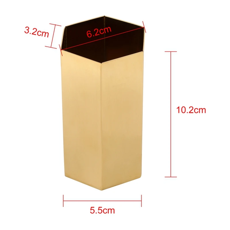 

Simple Gold Vase Pen Tube Organiser Diamond Makeup Brush Home Office Flower Storage Tube Household Item Organizer New11