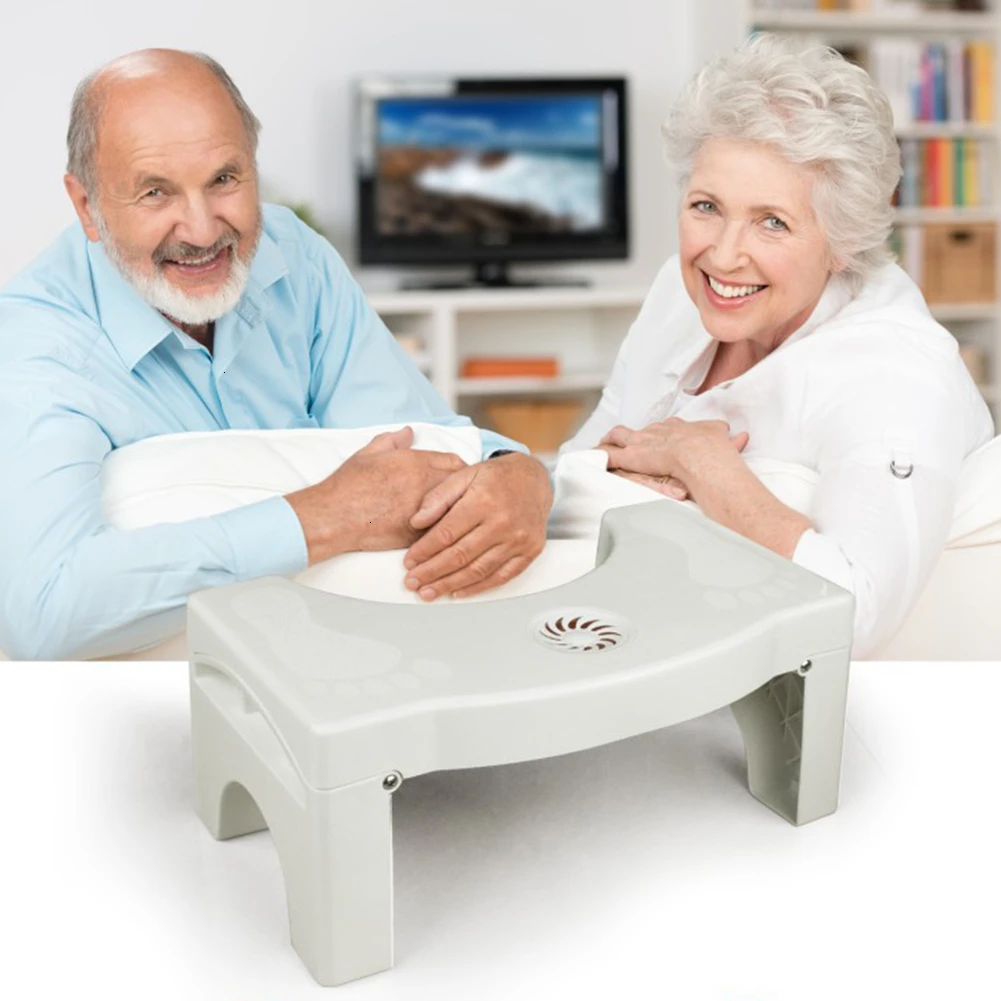 Bathroom Anti Constipation For Kids Foldable Plastic Footstool Squatting Stool Toilet Non-slip Children Small Platform |