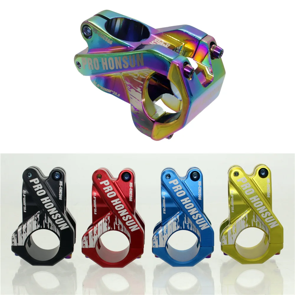 

Ultralight Mountain Bike Riser Negative 0 Degree 50MM Stem Highway 331.8MM Caliber CNC