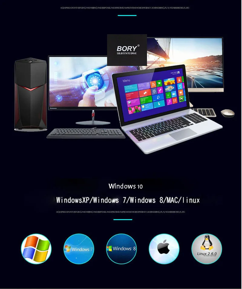 Bory 2,5 SATA3 игра SSD 128 ГБ 256 512 Диск Внутренний твердотельный накопитель