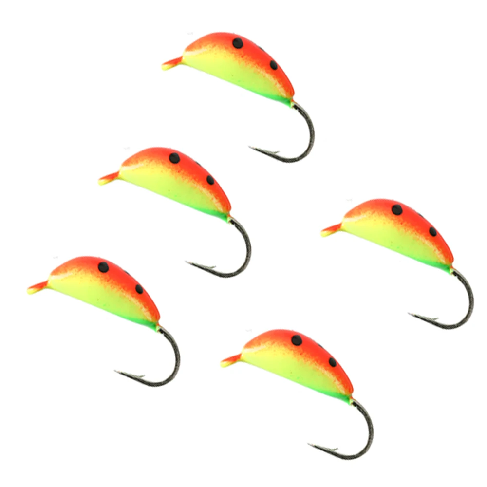 5pc Banana Ice jig Maximumcatch 16#14#12# вольфрамовый джиг для подледной рыбалки, 0,42 г-1,90 г, приманка для подледной рыбалки, 11 мм-17 мм, японский крючок, зимние приманки для рыбалки - Цвет: 5pc Banana Ice jig