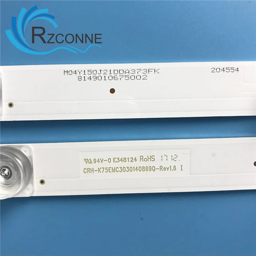 LED backlight strip 8 lamp for 75