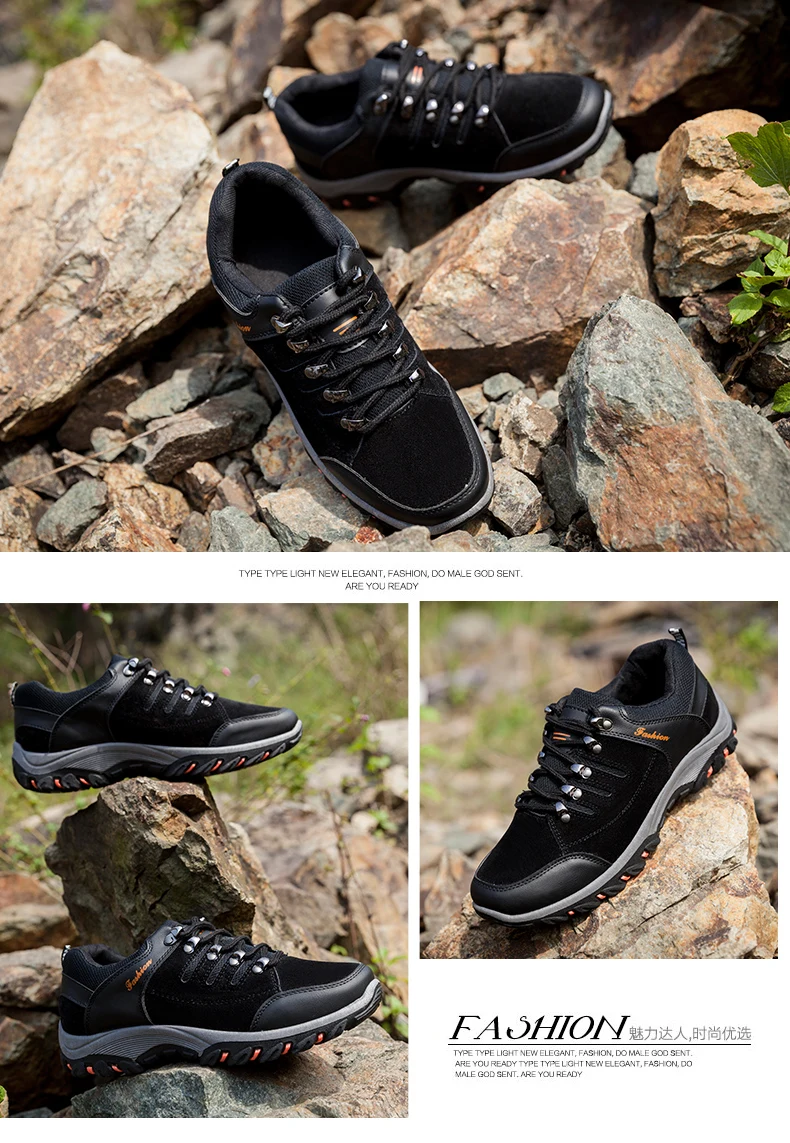Новинка года; мужская повседневная обувь; Zapatos de Hombre; удобная Водонепроницаемая уличная походная обувь; сезон весна-осень; резиновые кроссовки