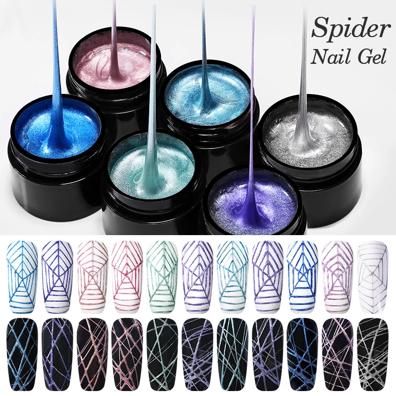 Lemooc Гель лак для ногтей блестящий эластичный 1 флакон живописи|Гель ногтей| |