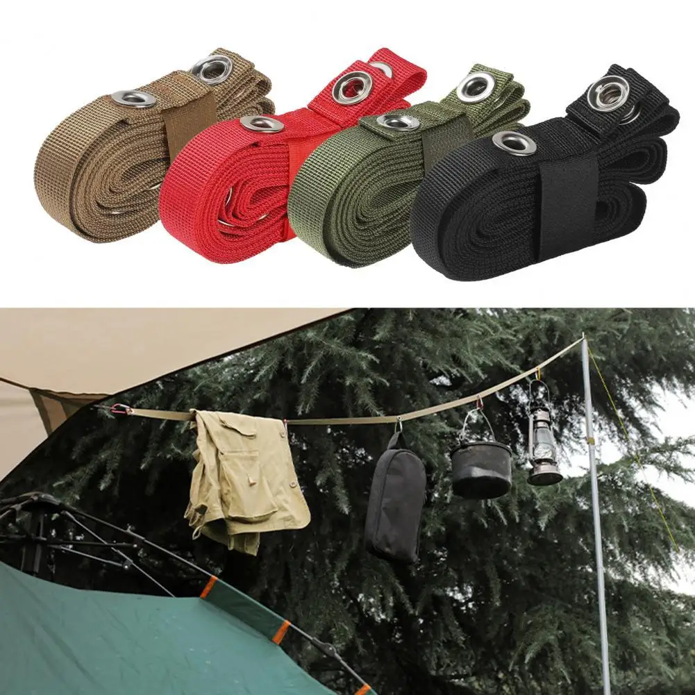 

Windproof Rope Canopy Connecting Rope Wear-resistant Multifunctional Nylon Camping Outdoor Rope Clothesline for Climbing