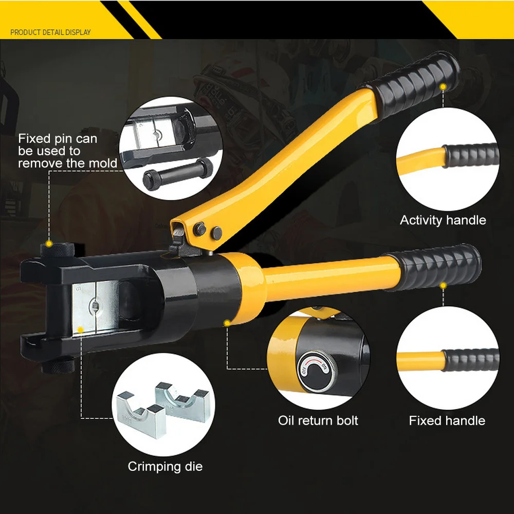 

Hydraulic Crimping Tool High Quality Hydraulic Crimping Plier Hydraulic Compression Tool YQK-70 Range 4-70MM2 Pressure 5-6T