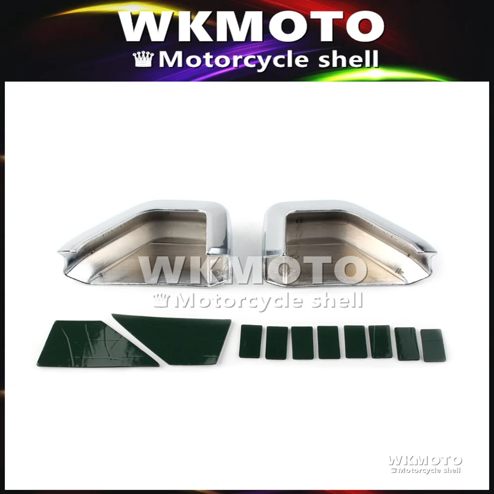 

GL1800 Motorcycle Engine Shroud Anti-Fall Bar Trim Decorative Cover Matte ABS For Honda GL 1800 Gold Wing 2018 2019 2020 2Pcs