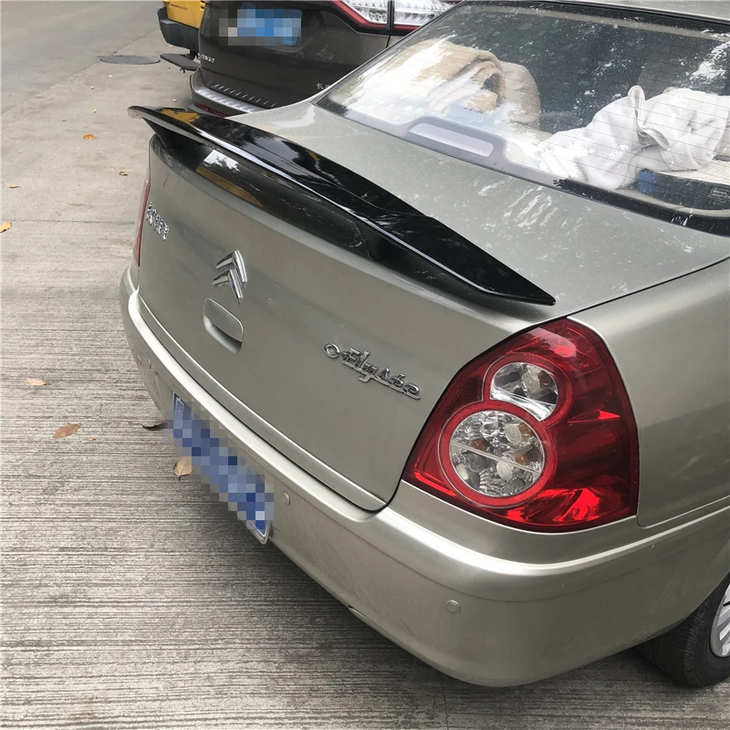 For Citroen C-Elysee Spoiler 2013-2019 Elysee TF ABS Material Car Rear Wing Primer Color | Автомобили и мотоциклы