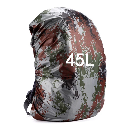 Digital 45L 35L 45L 55L 70L 80L рюкзак дождевик походный туристический Водонепроницаемый пылезащитный спортивный мешок Сверхлегкий Открытый инструмент - Цвет: Digital 45L