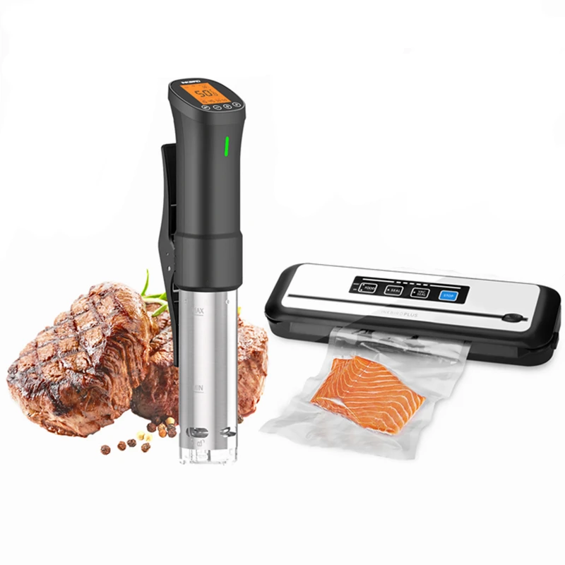 

INKBIRD WIFI Sous Vide Immersion Circulator Vacuum Slow Cooker with LCD Digital Accurate Control Vacuum Sealer Sealing Machine