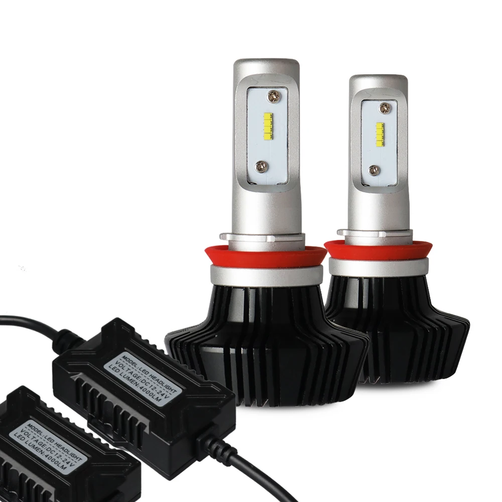 Светодиодные лампы для автомобильных фар Xenplus без вентилятора H4 H11 H3 H7 H8 880 9004 9005/HB3