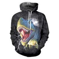 ogkb men sweatshirt dinosaur hoodies cool fashionable children autumn 3d printed hoodies animal pullover harajuku sweatshirts