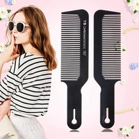 1 pcs carbon antistatic 3d hairdressing clipper comb anti slide handle barber haircut comb stick hair for professional use