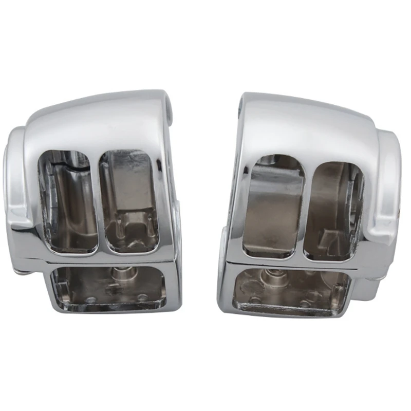 Мотоциклетный алюминиевый хромированный руль переключатель Корпус Крышка для