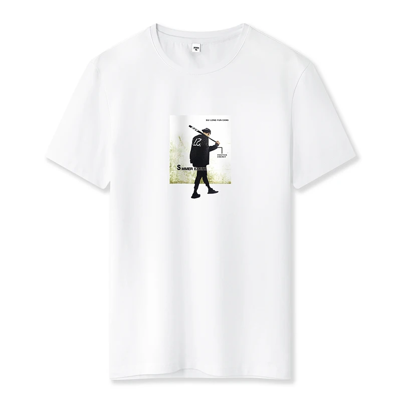 GustOmerD 2020 Новая Летняя мужская футболка Тонкая Повседневная с короткими рукавами