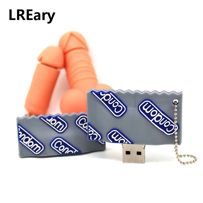 Мультфильм Для мужчин половых органов Pendrive 128 ГБ 4 USB флэш накопитель 8 Гб