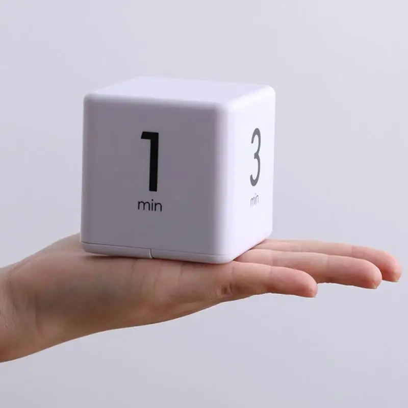 

1pcs Electronic Cubic Timer Countdown Kitchen Cube Stylish Mini Time Management Stopwatch Kitchen Tools