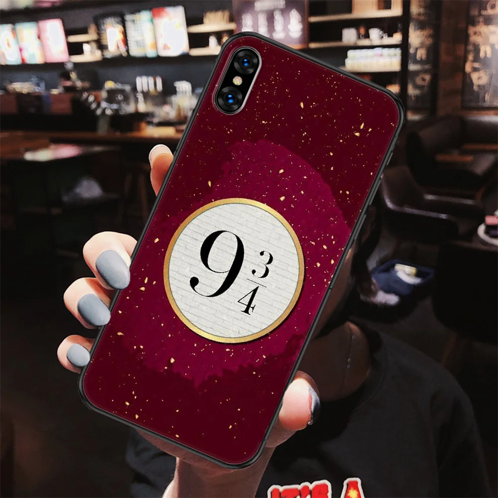 

Harries Magic Potters Phone Case Cover Hull For iphone 5 5s se 2 6 6s 7 8 12 mini plus X XS XR 11 PRO MAX black art coque