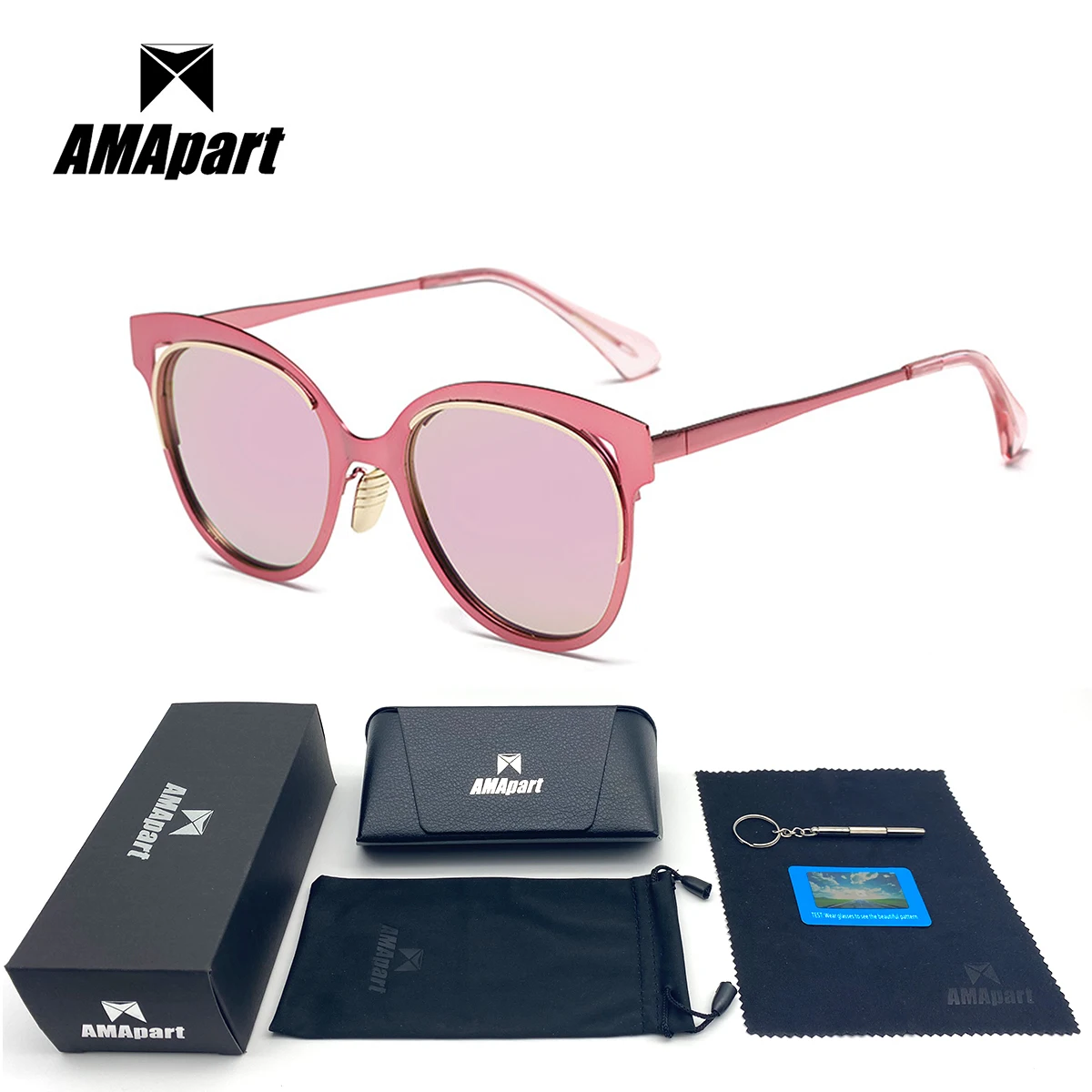 

AMApart High Quality Polarized Sunglasses For Men Women Driving Fishing Sports Outdoors UV400 Protection Anti-Glare