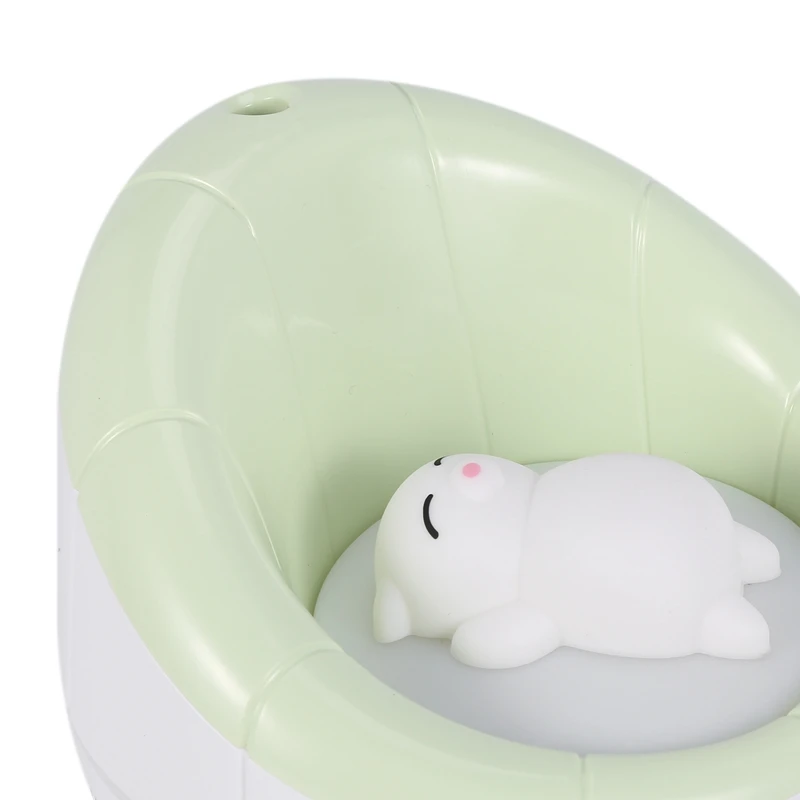 

USB Sofa Shape Humidifier, Mini Cool Humidifier 350Ml Water Volume, One Press Shut-Off for Home Office Bedroom (Green)
