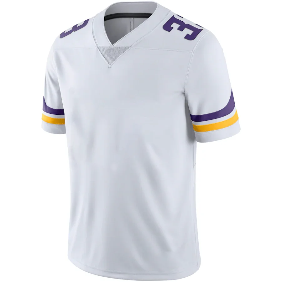 

Футболка для американского футбола с изображением викингов, молодежи, регби Джерси, Кирка, кузена, Адама, тиэлен, далвина, стефона, Смита, Бар...