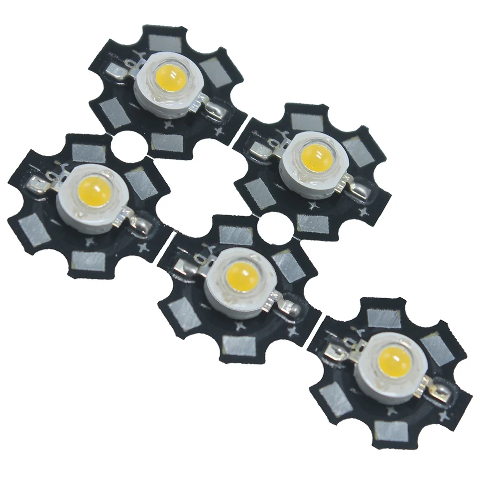 Светодиодный Белый диоды высокой мощности 10 шт. 3 Вт светодиодный диодо бисер