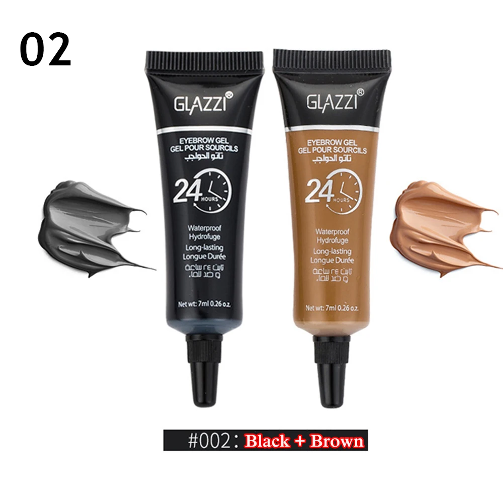 Set 2 3 Color Eyebrow Eyelash Tint Cream Long Lasting Eye Makeup Dye Eyebrow Mascara Enhancer Tattoo Pen Waterproof Super Durable Set - Цвет: Set 2