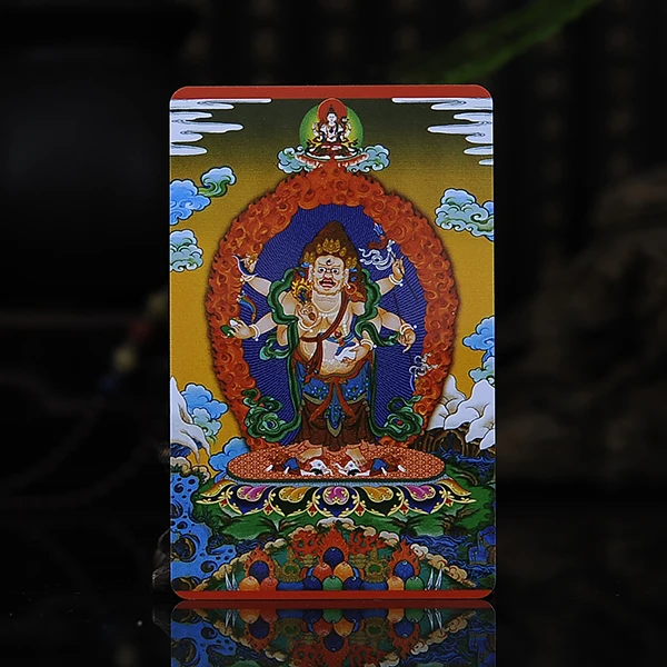 Тибетский буддистский амулет бодхисаттвы король тибетского Будды карта |