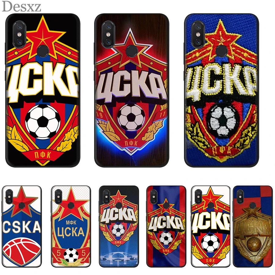 Чехол для мобильного телефона Xiaomi Redmi 4A 4X 5 5A Plus 6 6A 7 7A 8A S2 K20 Pro милый чехол PFC CSKA