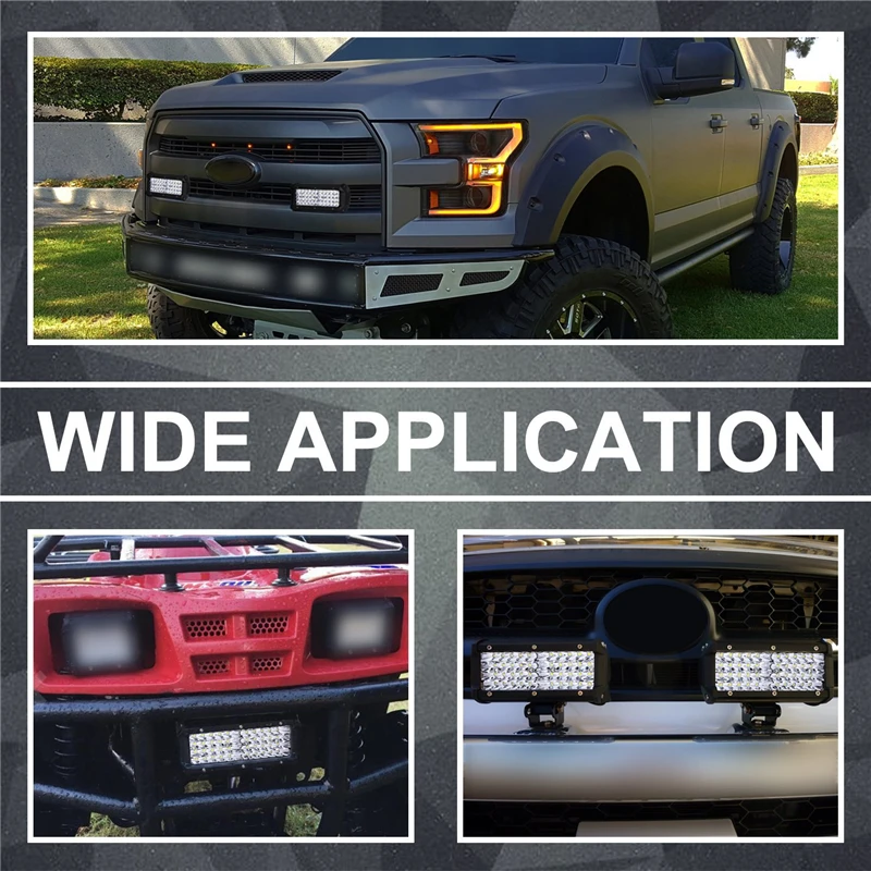 Автомобильный Рабочий фонарь водонепроницаемый светодиодный светильник длиной