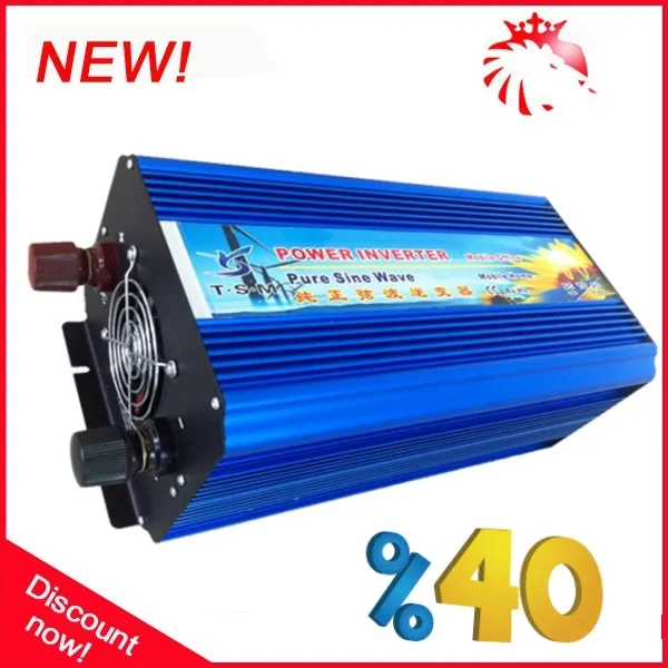 

12V DC to AC Solar Inverter 12000W peak 6000W Pure sine wave power inverter 6000W onda sinusoidale pura energia solare