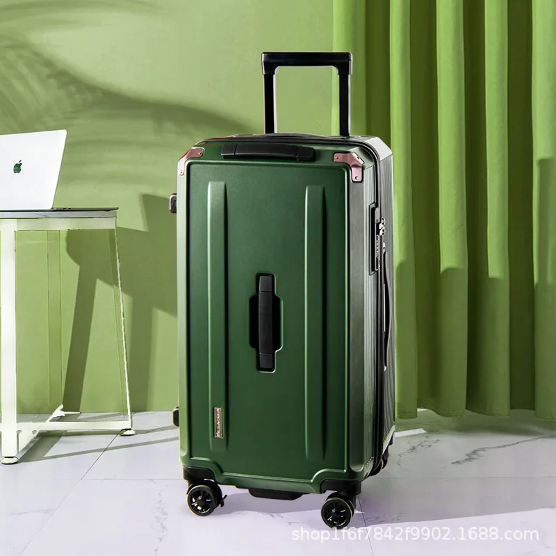 28 Inches Rolling Luggage Carry on Trolley Suitcase Thickened Large Capacity Trolley Travel Suitcase with Wheel for Women Men