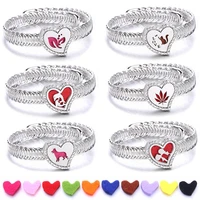 aromatherapy jewelry cute cat heart crystal bracelet perfume aromatherapy essential oil diffuser locket fashion women bracelet