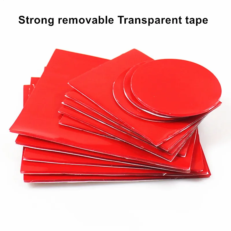

10Pcs silicone Double-sided flex Scotch sticky tape Adhesive Glue Seamless No Trace Transparent Waterproof double face adhesif