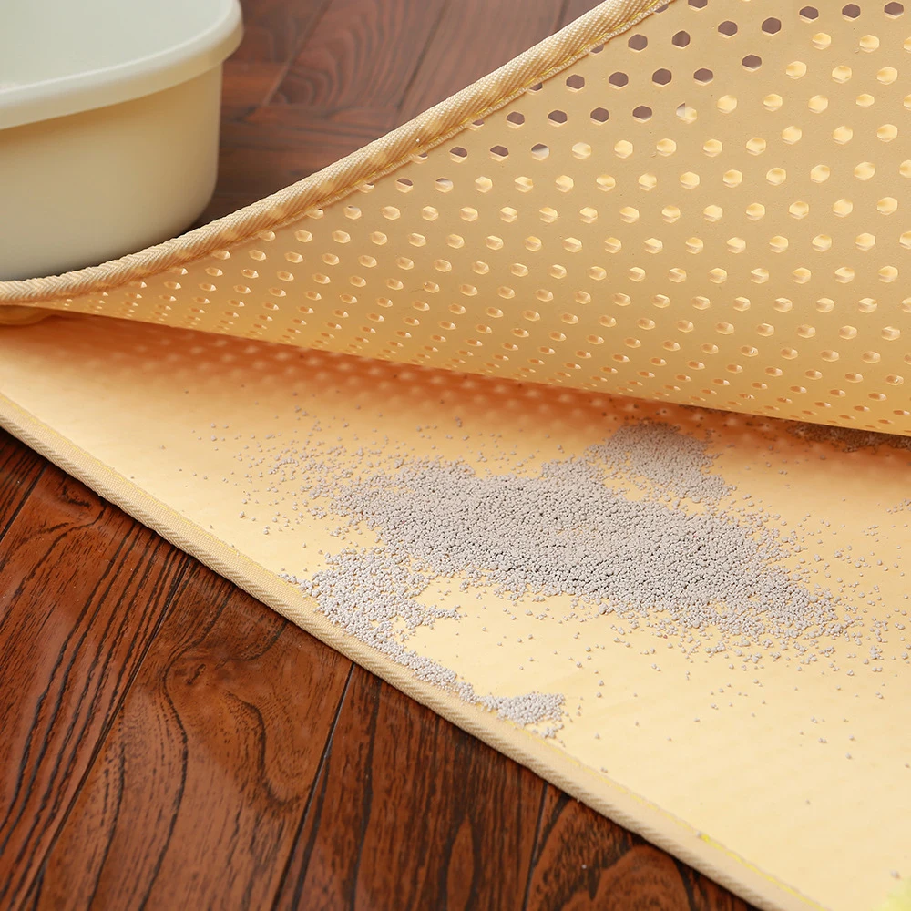 Двухслойный коврик для кошачьего туалета EVA дышащий чистый кошек