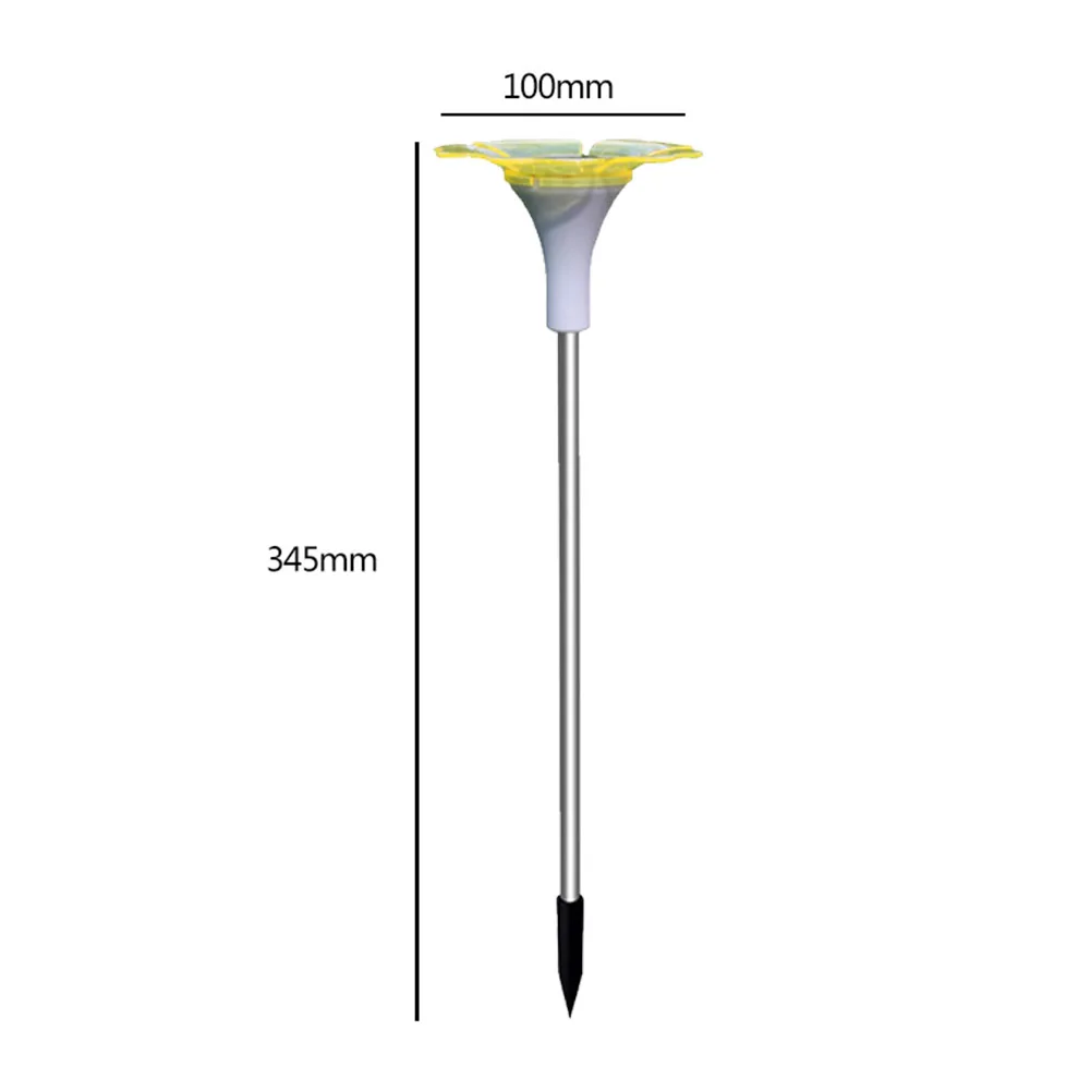 

6pcs LED Solar Light Acrylic Flower Waterproof Lawn Stake Lamp Garden Decor Outdoor Solar Crackle Globes LED Garden Lights