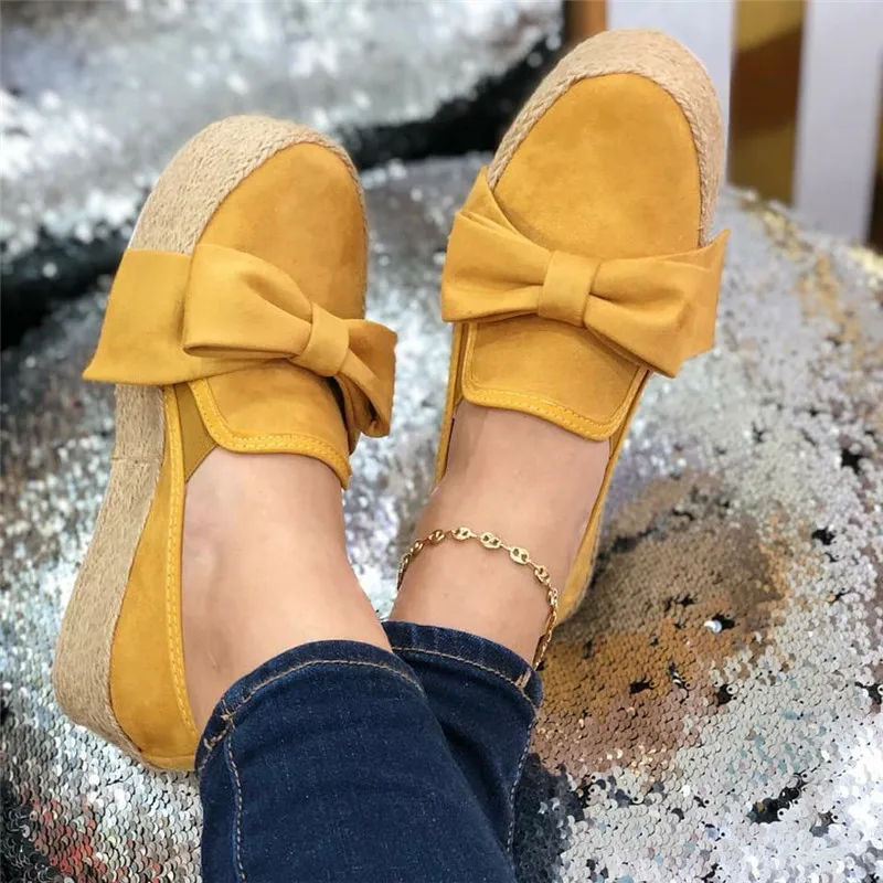 

2020 Women Flats Shoes Platform Sneakers Slip On Flats Leather Suede Ladies Loafers Moccasins Spring Autumn Casual Shoes