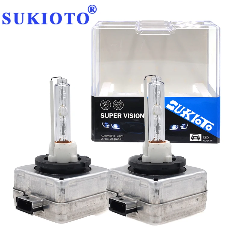 2 шт. автомобильные ксеноновые лампы SUKIOTO D1S D1C 3000K 4300K 5000K 8000K 6000K|Лампы для