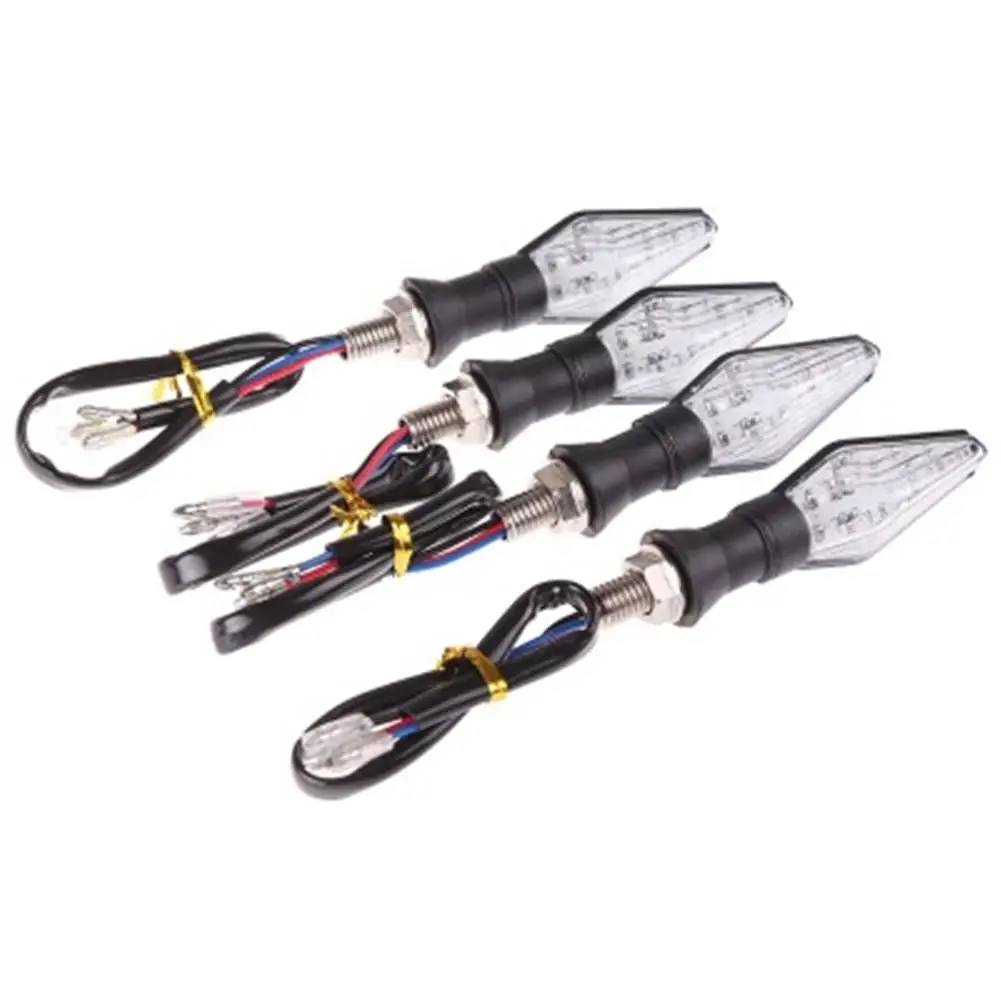 4 шт. светодиодный сигнал поворота для мотоцикла 12 мигающий светильник мигалка