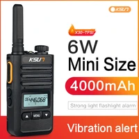 KSUN Mini Walkie Talkie Professional Handheld Two Way Ham Radio Transceiver Uhf Communicator Station X30-XKB Talkie-Walkie